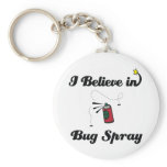i believe in bug spray keychains