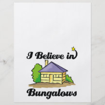 i believe in bungalows personalized flyer