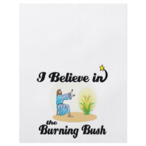 i believe in burning bush personalised flyer