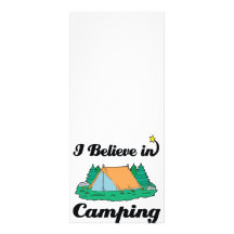 i believe in camping rack cards