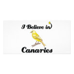 i believe in canaries photo cards