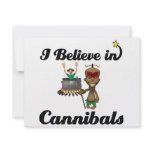 i believe in cannibals invitations