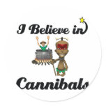 i believe in cannibals stickers