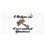 i believe in carnival games photo card