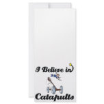 i believe in catapults rack cards