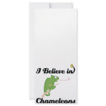 i believe in chameleons full colour rack card