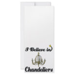 i believe in chandeliers rack cards