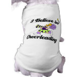 i believe in cheerleading pet clothing