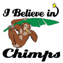 i believe in chimps acrylic cut outs