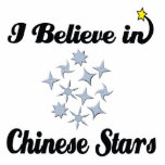 i believe in chinese stars photo sculptures