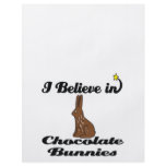 i believe in chocolate bunnies flyers