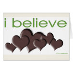 I believe in Chocolate cards