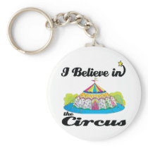 i believe in circus keychains