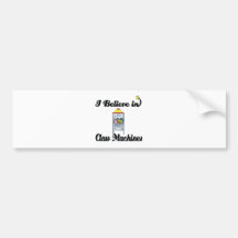 i believe in claw machines bumper stickers