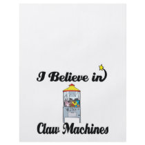 i believe in claw machines flyer design