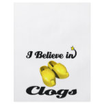 i believe in clogs flyers
