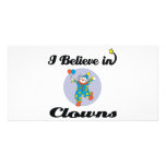 i believe in clowns photo cards