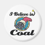 i believe in coal refrigerator magnets