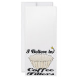 i believe in coffee filters rack cards