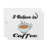 i believe in coffee invitations