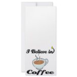 i believe in coffee rack cards