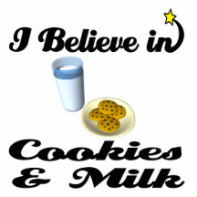 i believe in cookies and milk cut outs
