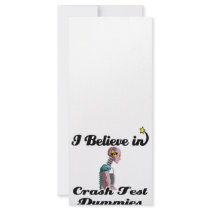 i believe in crash test dummies rack card template