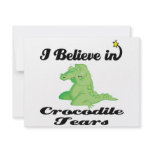 i believe in crocodile tears invitations