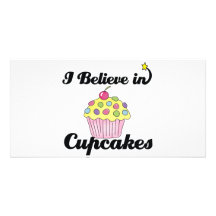 i believe in cupcakes photo cards