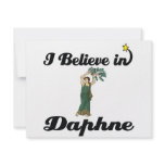 i believe in daphne invitations