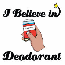 i believe in deodorant photo cutouts