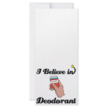i believe in deodorant rack cards