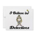 i believe in detectives invitations