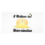 i believe in determination custom photo card