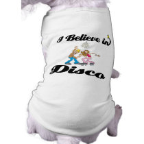 i believe in disco dog tee