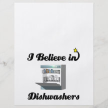 i believe in dishwashers full color flyer