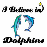 i believe in dolphins photo sculptures