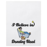 i believe in donating blood flyers
