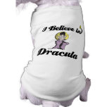 i believe in dracula pet clothing