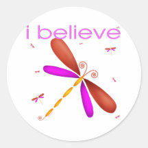 I believe in Dragonflies Stickers
