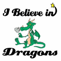 i believe in dragons photo cutouts