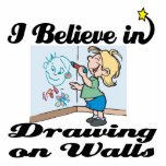 i believe in drawing on walls photo sculptures