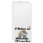 i believe in dump trucks rack card