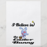 i believe in easter bunny full colour flyer