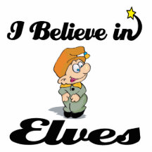 i believe in elves cut outs