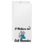 i believe in evil bunnies rack cards