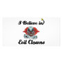 i believe in evil clowns picture card