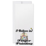 i believe in finger painting rack cards
