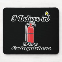 i believe in fire extinguishers mouse mats