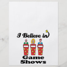 i believe in game shows full colour flyer
